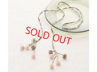 ハンドメイド　安藤潤子デザイン　メタセコイアの実のネックレス ハンドメイド 安藤潤子デザイン メタセコイアの実のネックレス