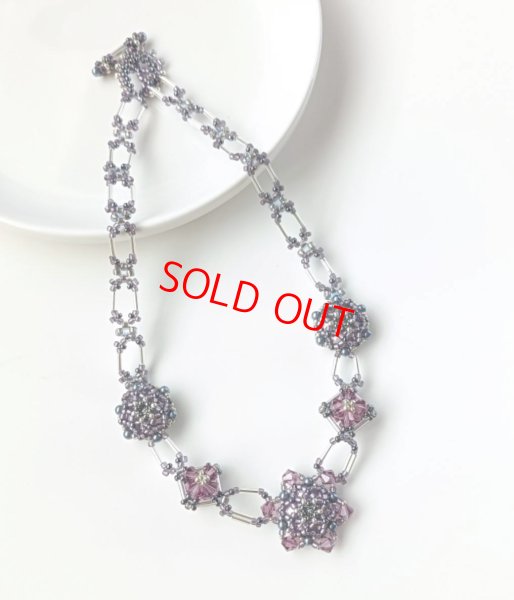 画像5: ２０２５秋の新作予約販売　ステッチキット　シャインブロッサム　パープル (5)