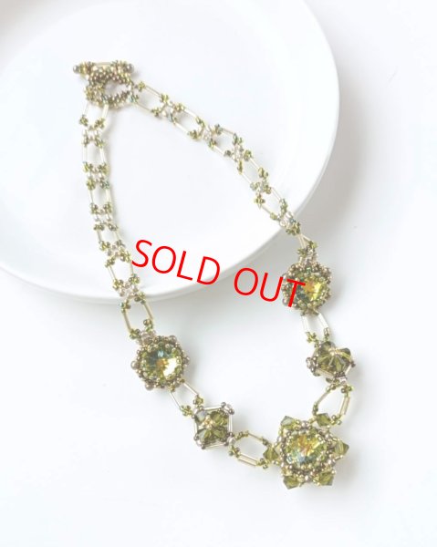 画像2: ２０２５秋の新作予約販売　ステッチキット　シャインブロッサム　グリーン (2)